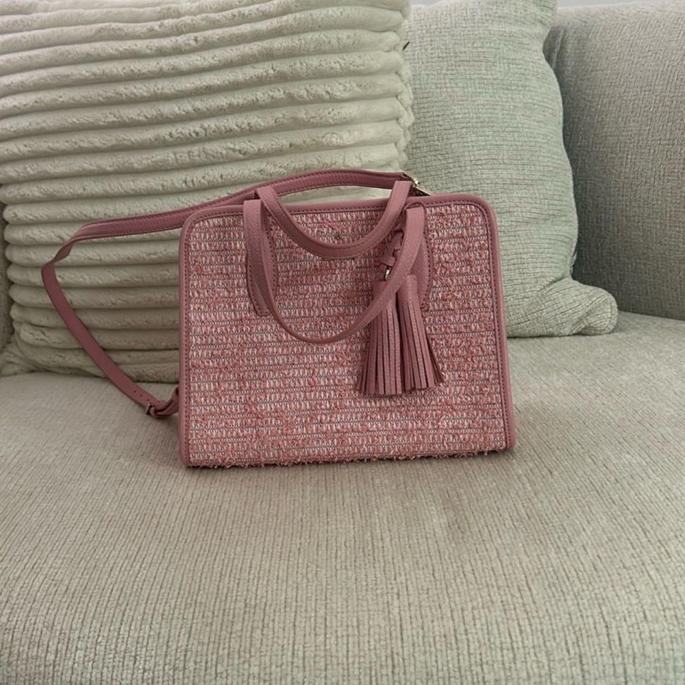 Kate Spade Small Rowe Summer Tweed Bag